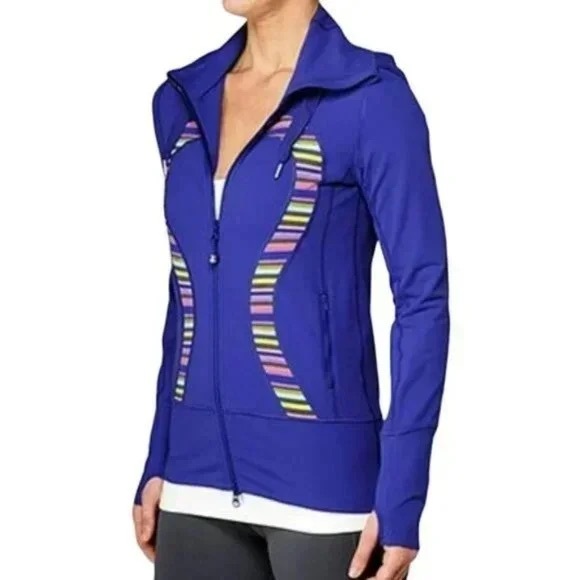 Lululemon Scooba Hoodie Royal Blue Size 10 - Picture 1 of 14